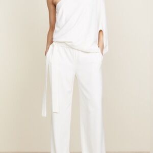 Elegant White Women's Jumpsuit